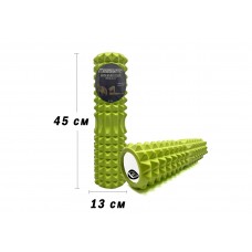 Массажный ролик EasyFit Grid Roller 45 см v.2.2 Салатовый