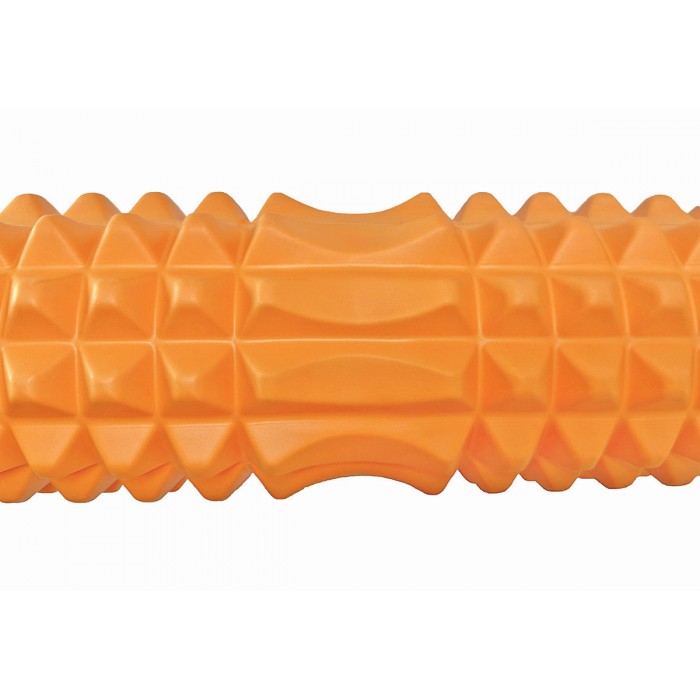 Масажний ролик EasyFit Grid Roller 45 см v.2.2 Помаранчевий