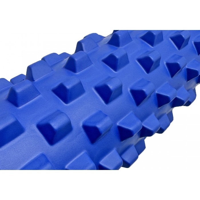 Массажный ролик EasyFit Grid Roller PRO 45 см Синий