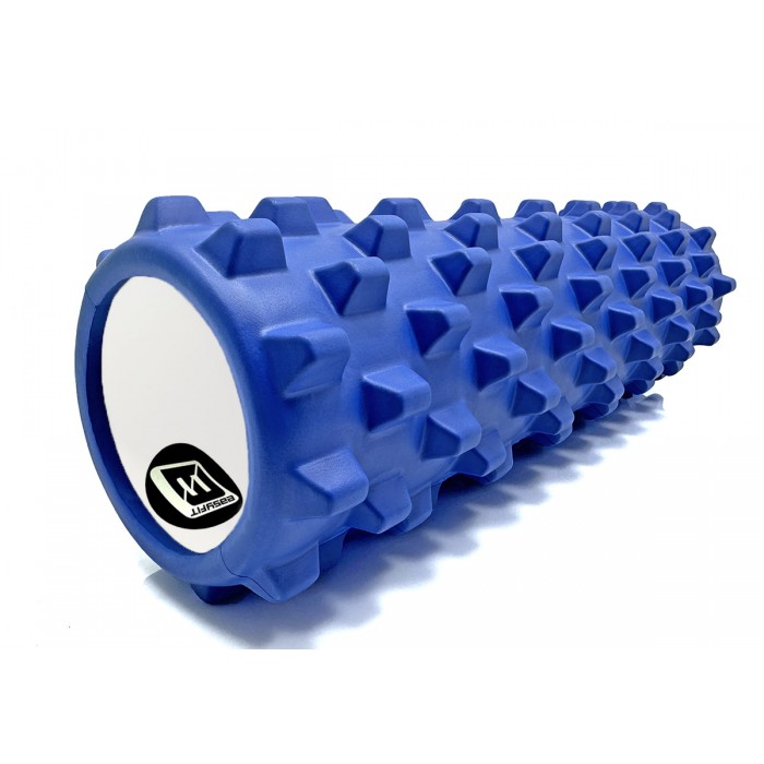 Массажный ролик EasyFit Grid Roller PRO 45 см Синий