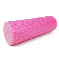 Массажный ролик EasyFit Foam Roller 45 см Розовый