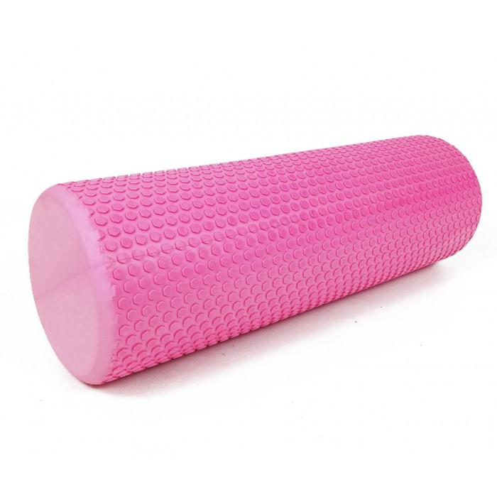 Массажный ролик EasyFit Foam Roller 45 см Розовый