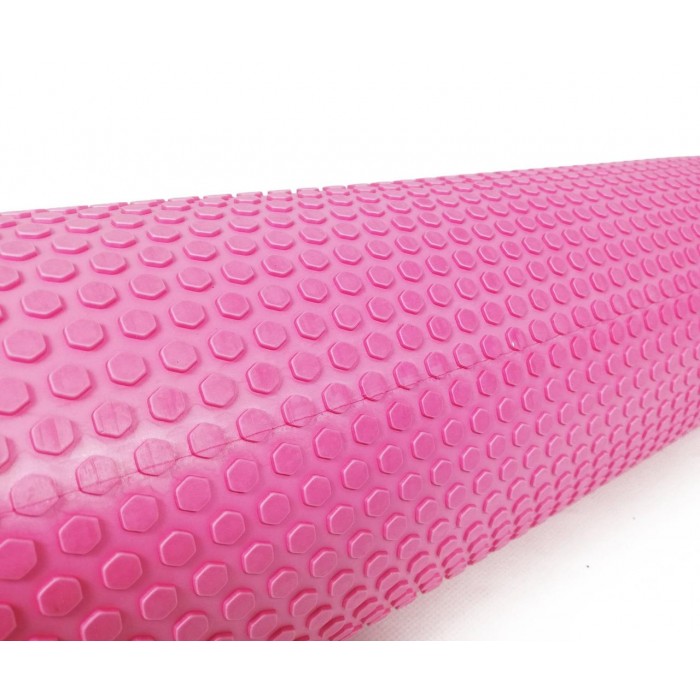 Массажный ролик EasyFit Foam Roller 45 см Розовый