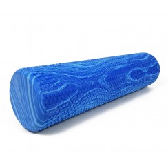 Массажный ролик EasyFit Foam Roller 45 см двухцветный Синий-голубой