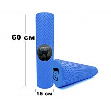 Массажный ролик EasyFit Foam Roller 60 см Синий