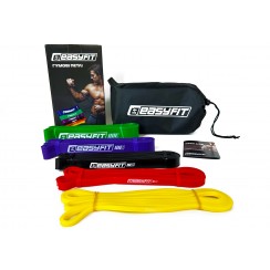 Резиновые петли EasyFit: набор 1-65 кг (5 шт)