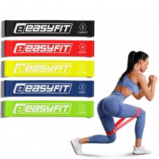 Резинки для фітнесу EasyFit набір 5 шт 2,5-20 кг