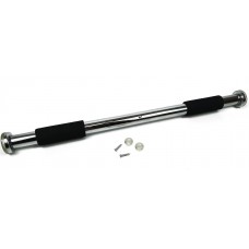 Турник в дверной проем раздвижной EasyFit 63-100 см Хром