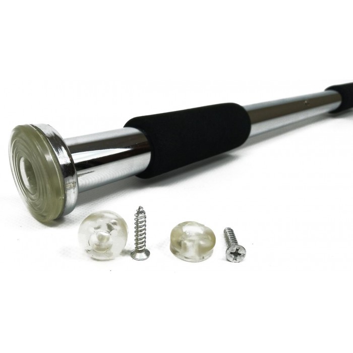 Раздвижной распорный турник EasyFit 83-130 см Хром