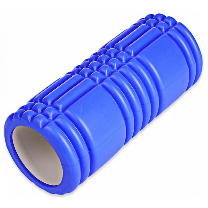 Массажный ролик EasyFit Grid Roller 33 см v.1.0 Синий