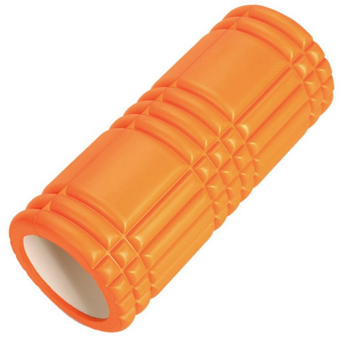 Массажный ролик EasyFit Grid Roller 33 см v.1.0 Оранжевый