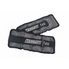 Утяжелители для ног и рук с металлом EasyFit Metal 1 кг (пара)
