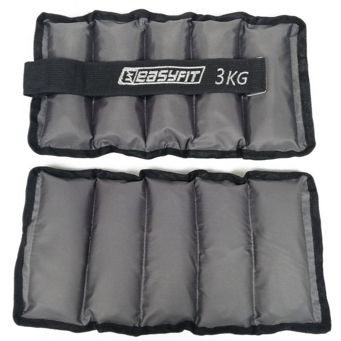 Утяжелители для ног и рук с металлом EasyFit Metal 3 кг (пара)