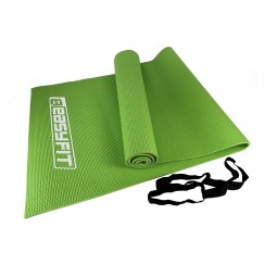 Коврик для йоги и фитнеса 6 мм EasyFit ПВХ (PVC) Салатовый