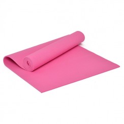 Коврик для йоги и фитнеса 6 мм EasyFit ПВХ (PVC) Розовый