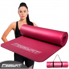 Килимок для фітнесу та йоги EasyFit NBR 10 мм Червоний