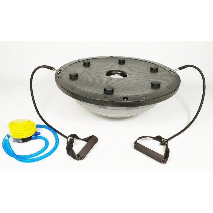 Балансувальна півсфера для фітнесу EasyFit BOSU 60 см Сірий