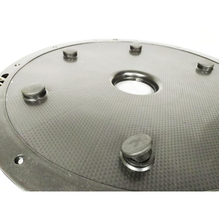 Балансувальна півсфера для фітнесу EasyFit BOSU 60 см Сірий