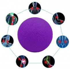 Массажный мячик EasyFit TPR 6 см фиолетовый