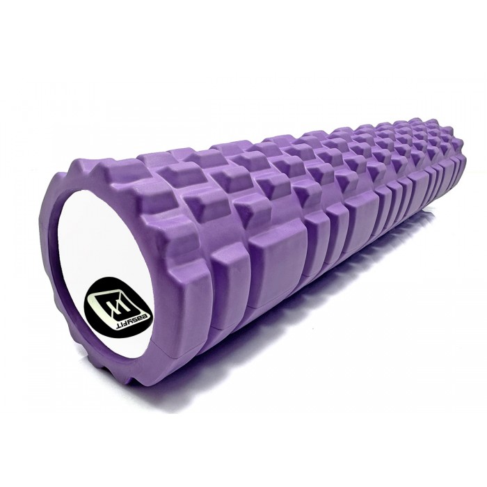 Массажный роллер EasyFit Grid Roller 60 см v.3.1 фиолетовый