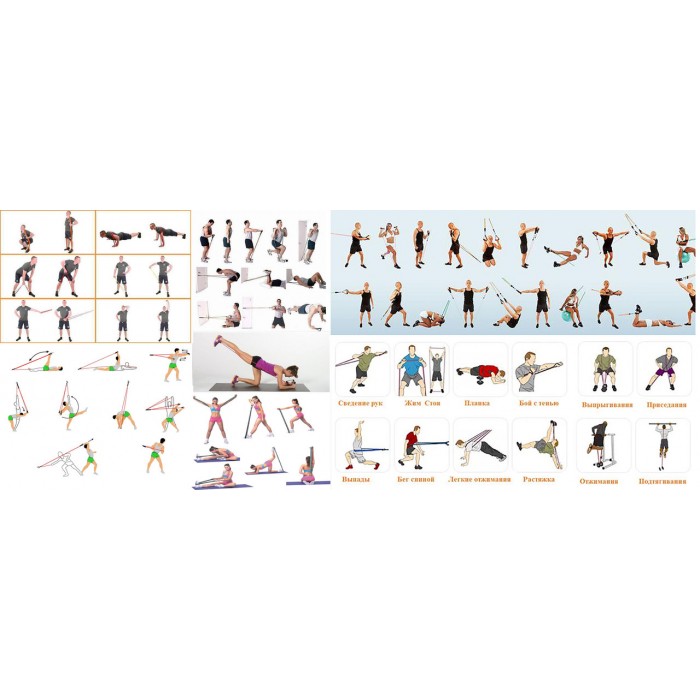 Гумова петля-еспандер EasyFit лижника, плавця, боксера 6 мм