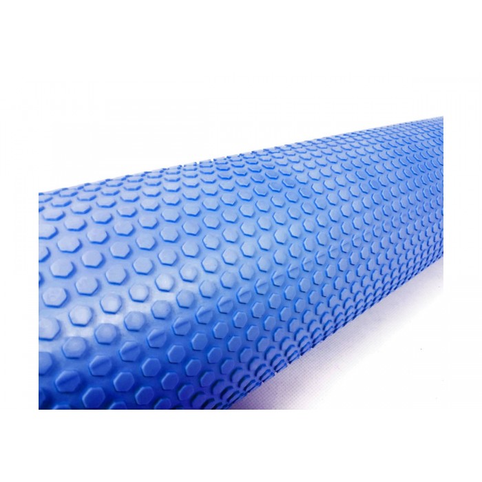 Масажний ролик EasyFit Foam Roller 90 см Синій
