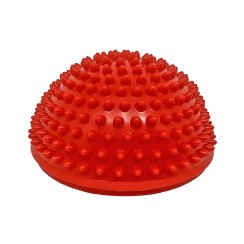 Полусфера массажная киндербол EasyFit 16 см мягкая красная