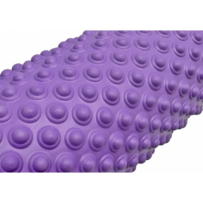 Массажный ролик EasyFit Grid Roller Light 33 см Фиолетовый