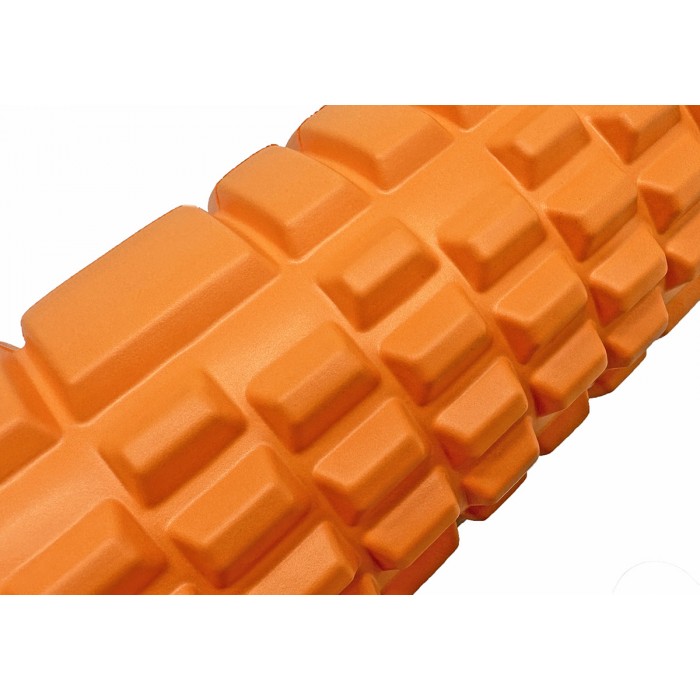 Масажний ролик EasyFit Grid Roller 33 см v.1.1 Помаранчевий