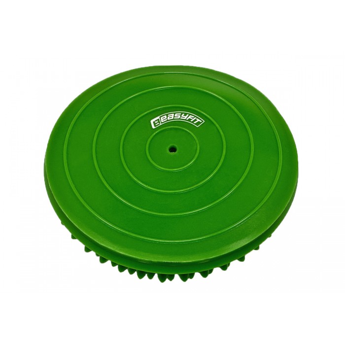 Полусфера массажная киндербол EasyFit 16 см мягкая зеленая