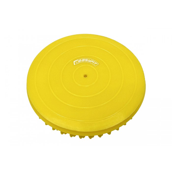 Півсфера масажна кіндербол EasyFit 16 см м'яка жовта