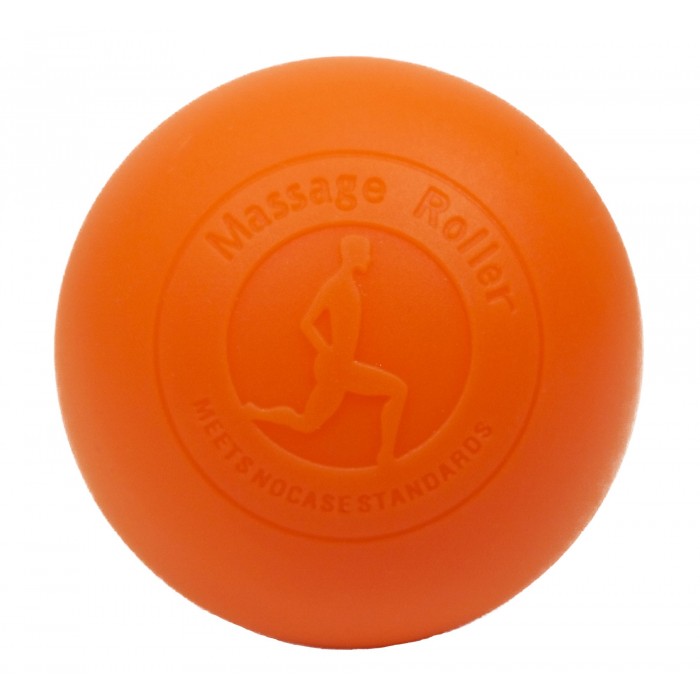 Массажный мячик EasyFit каучук 6.5 см оранжевый