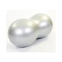 Мяч для фитнеса EasyFit Peanut 45х90 см серый (фитбол орех-арахис)