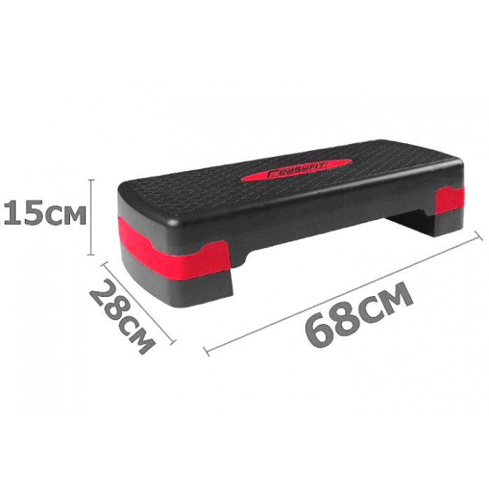 Степ-платформа EasyFit Step-B 2-ступінчаста червона