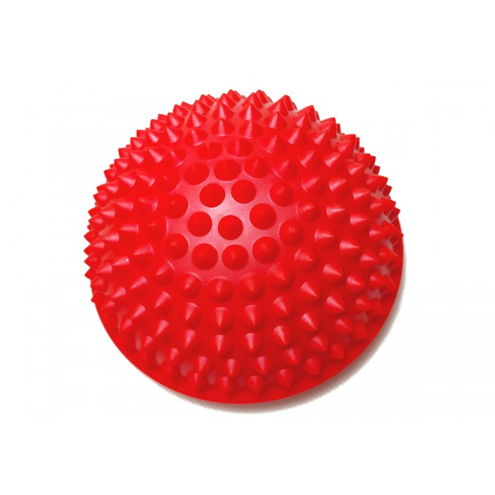 Полусфера массажная киндербол EasyFit 15 см жесткая красная