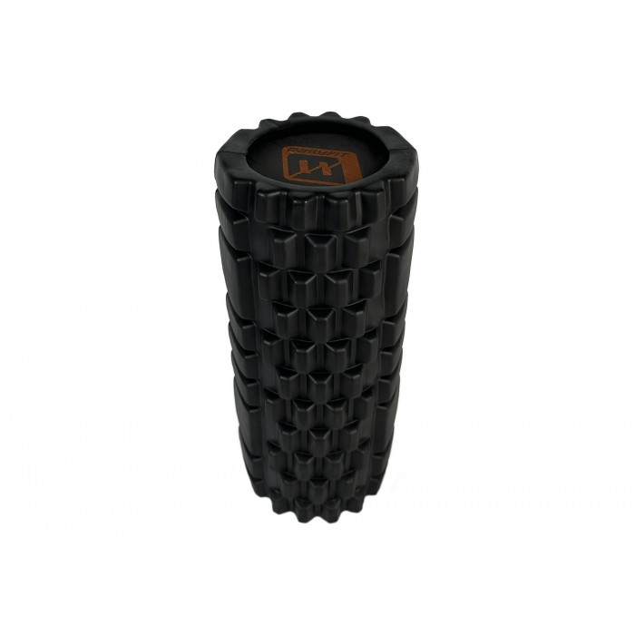 Массажный ролик EasyFit Solid Roller v.1.1s 33 см черный
