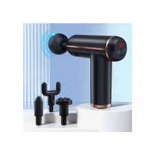 Перкуссионный массажер EasyFit Impact (Массажный пистолет для тела с 4 насадками)