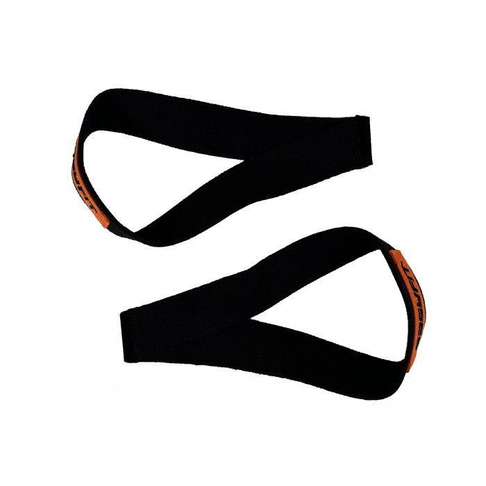 Лямки атлетические EasyFit Delta для становой тяги черные