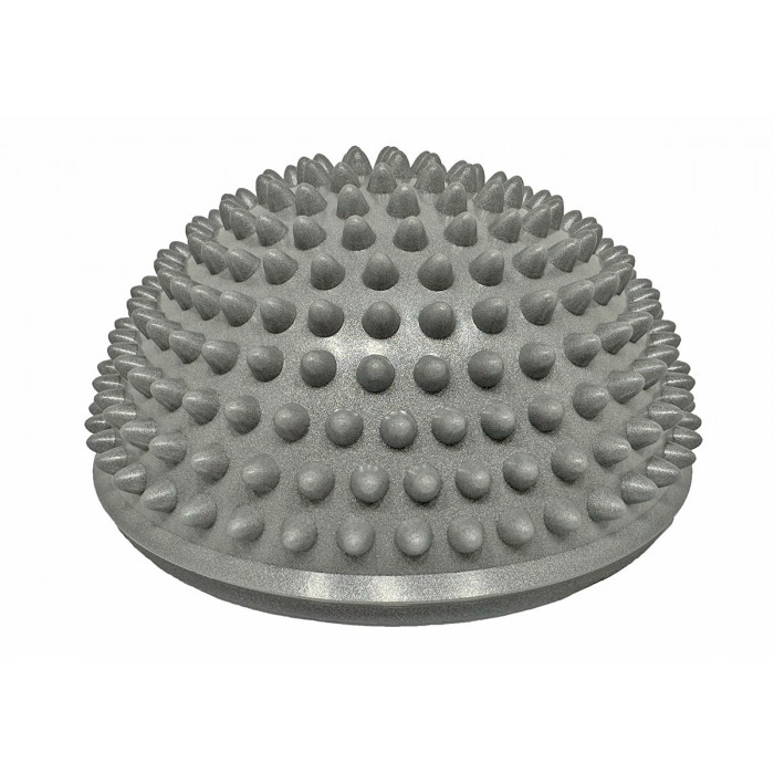 Полусфера массажная киндербол EasyFit 16 см мягкая серая