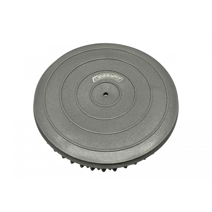 Полусфера массажная киндербол EasyFit 16 см мягкая серая