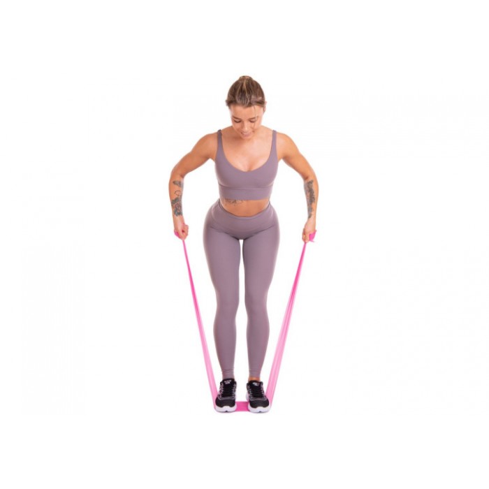 Лента латексная EasyFit 0.65 мм для пилатеса и йоги красная