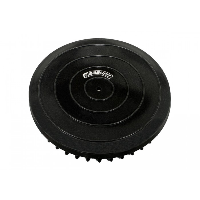 Полусфера массажная киндербол EasyFit 16 см мягкая черная