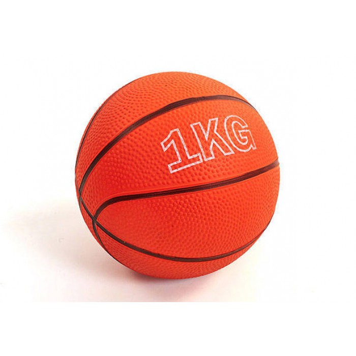 Медбол EasyFit RB 1 кг (медичний м'яч-слембол без відскоку)