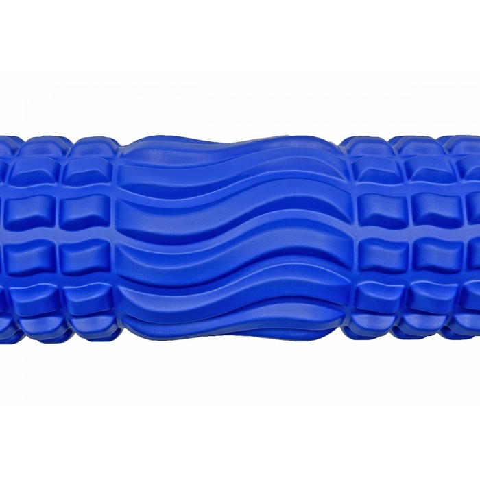 Массажный ролик EasyFit Wavyspines 33 см Синий