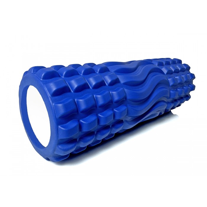 Массажный ролик EasyFit Wavyspines 33 см Синий