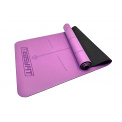Коврик для йоги профессиональный EasyFit Pro каучук 5 мм Фиолетовый