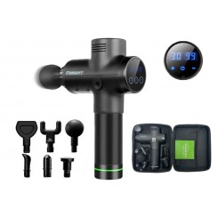 Перкуссионный массажер EasyFit Percussio (Массажный пистолет для тела с 6 насадками)