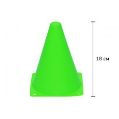 Конус-фишка спортивная EasyFit 17 см зеленая