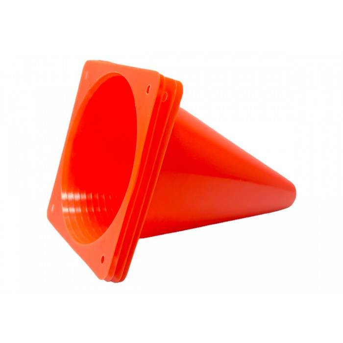 Конусы-фишки спортивные EasyFit 17 см (набор 4 штуки) оранжевые