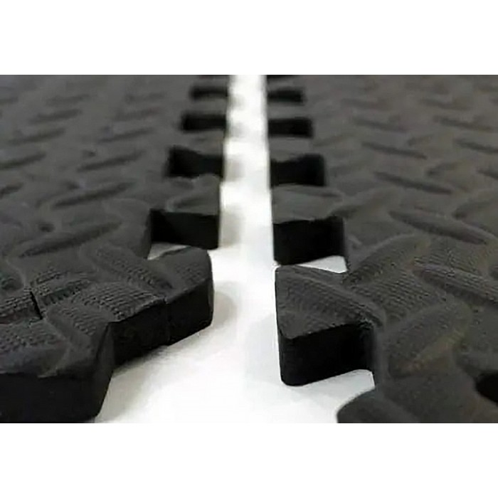 Татамі мат EasyFit SwallowTail 4 шт (60х60х1 см) пазл хвіст ластівки з бортиком